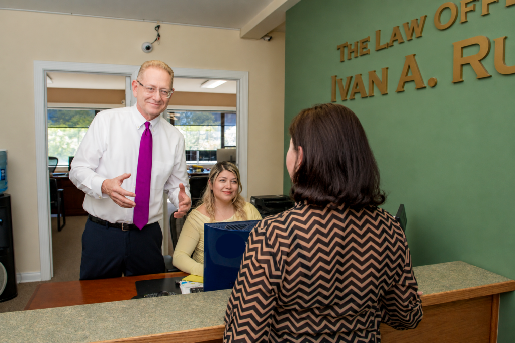 Ivan Rueda law office front desk